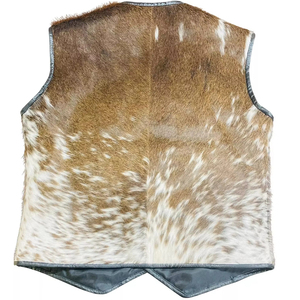 Chaleco de cuero profesional para motocicleta 2026, chaleco de cuero vacuno sin mangas talla grande para motociclista, ¡en oferta online! - Product Image 4