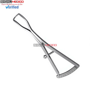 Calibrador de Medición de Crestas Castroviejo 0-40mm, Instrumento de Precisión para Implantes Dentales, de Acero Inoxidable Quirúrgico - Product Image 6