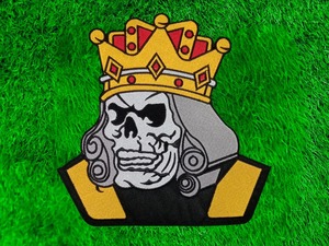 Parche Bordado de los Latin Kings Massachusetts – Diseño Calavera y Corona para Motociclistas, Termoadhesivo o para Coser en Chaquetas y Chalecos - Product Image 3