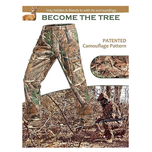 Unisex Premium Winter Hunting Pants Breathable Waterproof 100% Polyester Camouflage Print for Hunting Camping & Hiking - Product Image 5