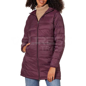Veste longue et légère de dernière qualité avec isolation chaude Manteau d'hiver pour fille Prix de gros résistant à l'eau - Product Image 1