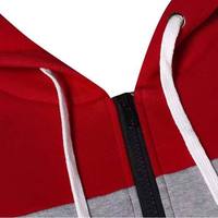 Sweat à capuche zippé sur le devant pour femme, grande taille, uni, 100% coton, doublure polaire, séchage rapide, vêtements décontractés pour l'automne et l'hiver