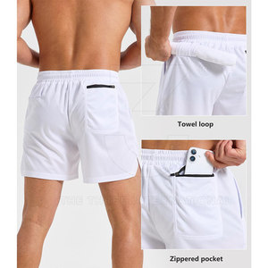 Pantalones Cortos Deportivos Personalizados para Hombre, Talla Grande, Sólidos, Casuales, Ligeros, Transpirables, de Secado Rápido, para Entrenamiento, Servicio OEM, Bajo Precio - Product Image 4