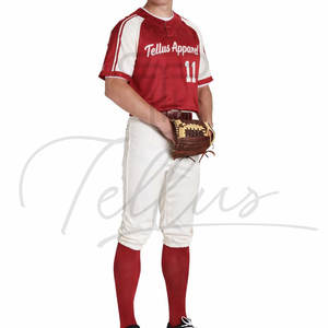 Uniforme de Béisbol Ligero con Logotipo Personalizado para Adultos, Talla Grande y Transpirable con Mangas Cortas y Diseño Impreso - Product Image 3