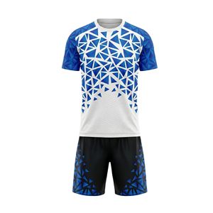 Uniforme de Fútbol Sublimado Arcoíris, Conjunto de Camiseta Blanca y Pantalones Cortos, Secado Rápido, Transpirable, Poliéster de Alta Elasticidad - Product Image 5