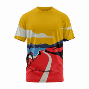 Camiseta Estampada al por Mayor para Hombre, Camiseta de Cuello Redondo de Manga Corta, Transpirable y Ligera para Uso Casual, Deportivo y Promocional - Product Image 5