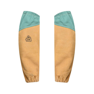 JNM SAFETY Mangas de Soldadura al por Mayor de Cuero de Vaca Dividido con Algodón, Duraderas, Resistentes al Calor y a los Cortes, Nivel 2 de Corte ANSI/ISEA - Product Image 1