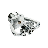 Buse de pulvérisation d'eau haute pression CA-Fire en laiton et acier inoxydable 1,2 MPa pour système de brumisation 15 mm à angle de 90 degrés