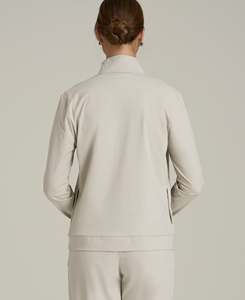 Veste Softshell d'hiver zippée pour femme, en coton et soie, avec logo, tissu confortable, col montant, design haut de gamme, meilleur prix, style urbain - Product Image 3
