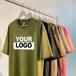 T-shirt ample personnalisé pour homme, en toile, coupe oversize, épaules tombantes, style streetwear, respirant, 300 GSM - Product Image 6