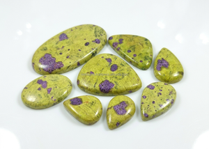 Wholesale Radha Arts Natural Yellow Purple Atlantisite Loose Gemstone Cabochon Healing Pendant 925 Sterling Silver Jewelry - Product Image 3