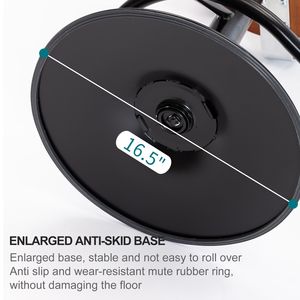 Tabourets de bar pivotants noirs réglables 2pcs avec dossier en bois massif pour comptoir de cuisine et salle à manger - Product Image 4