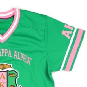 Camiseta Deportiva Personalizada con Cuello en V, Color Verde y Rosa, Uniforme Atlético de Manga Corta, Ligera, Sublimada, para Entrenamiento y Juego de Baloncesto - Product Image 3