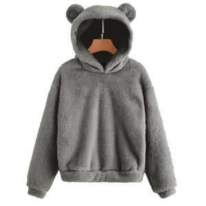 Men's Black Hooded Fleece Pullover Jacket Embroidered Logo Print Streetwear Style Winter Wear Regular Fit Regular Sleeve 100% - Product Image 1