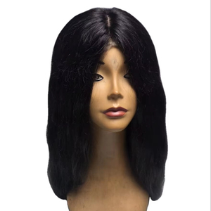 Full Wig 26 Inches 100% Human Remy Indian Hair Natural Wave Lace Front Premium Quality Medium Density Taz Hair Bd gluless wig - Product Image 3
