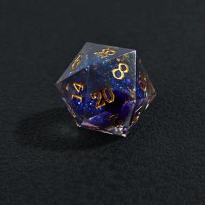 Ensemble de dés en résine de qualité supérieure, dés polyédriques en résine de haute qualité pour jeux de rôle sur table, accessoire de jeu professionnel, vente en gros - Product Image 6