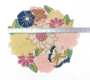 Decorative <b>Beaded</b> <b>Placemats</b> Handmade Intricate Embroidery Dining Table Mats for Luxury Home Hotel Restaurant and Party Use - Product Image 3