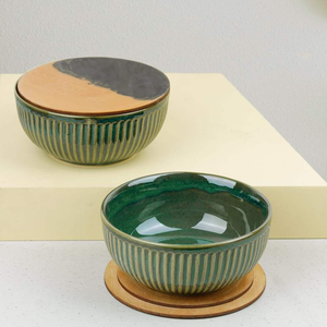 ชามเรซิ่นทำมือสำหรับชุดเครื่องครัว ดีไซน์ทันสมัย เป็นมิตรกับสิ่งแวดล้อม เหมาะสำหรับเสิร์ฟซุป สลัด แกง ของว่าง และของหวาน - Product Image 2