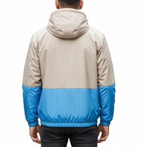 New Stylish Winter Hooded <b>Canvas</b> Windbreaker <b>Jacket</b> for <b>Men</b> Custom Design Sublimation Waterproof Breathable Front Logo - Product Image 2