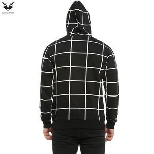 Sudaderas con Capucha para Hombre, Diseño Moderno, Ropa Casual, Líneas Blancas y Negras, Mejor Vendedor, Buena Calidad, Producto de Primera - Product Image 4