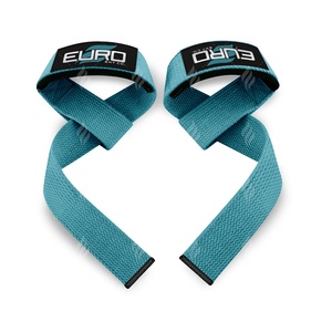 Sangles de musculation réglables en coton épais, légères, antidérapantes, durables, pour usage en salle de sport, vente en gros, approvisionnement en vrac, personnalisables, OEM - Product Image 1