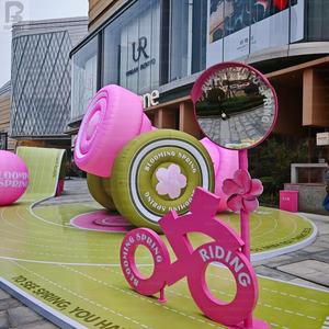 Haltère gonflable de qualité commerciale avec logo personnalisé, équipement de fitness gonflable pour campagne saisonnière/<span class=keywords><strong>Expo</strong></span> Santé - Product Image 6