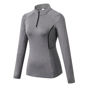 High Quality Winter Half-<b>Zipper</b> UP Breathable Quick Dry Pullover Fitness Gym Workout Custom Logo Sportswear Unisex Sweatshirt - Product Image 6