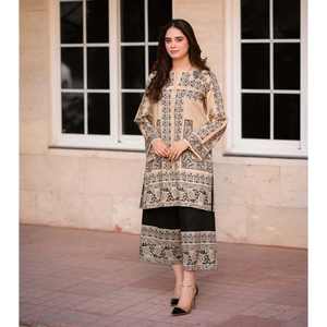 Designer XL Party Wear Top & Plazzo Co-ords Set Traje elegante y elegante - Product Image 4