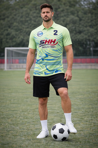 Chemises de sport personnalisées imprimées par transfert thermique pour l'automne, en polyester/coton, respirantes, séchage rapide, écologiques, fourniture en gros OEM - Product Image 5