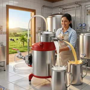 Separador de Crema, Máquina Láctea de 1000 Litros de Gran Capacidad, Uso Comercial, Motor de Alta Productividad, Fácil de Operar - Product Image 2