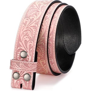 Cinturón de Cuero Genuino Reversible Marrón Cognac de 3.5cm de Ancho con Hebilla de Acero, Ajuste Personalizado, Casual, Formal, Ecológico e Impermeable - Product Image 1