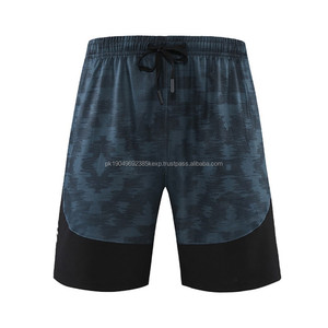 Short imprimé en polyester à séchage rapide pour hommes, longueur moyenne, logo personnalisé, short quotidien de sport décontracté - Product Image 5