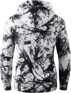 เสื้อฮู้ดดี้ผู้ชายคุณภาพสูง แฟชั่น ทันสมัย ลายไทได มีกระเป๋า เป็นมิตรกับสิ่งแวดล้อม ระบายอากาศได้ดี ผ้าฝ้าย 100% สำหรับฤดูหนาว ออกแบบได้ตามสั่ง ขายส่ง - Product Image 2