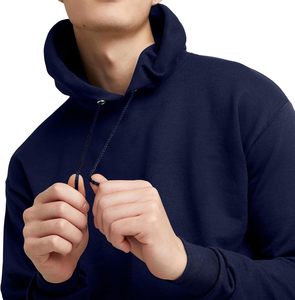 Sweat-shirt à capuche en coton pour homme, OEM d'usine, avec logo personnalisé, en molleton, style streetwear décontracté, chaud, en vente - Product Image 4