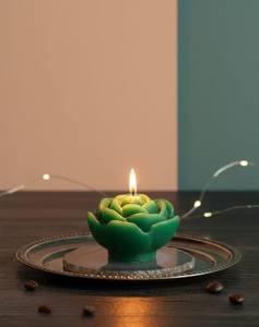 Velas Aromáticas de Rosas Hechas a Mano para Decoración Navideña del Hogar, Cera de Parafina Ecológica, Aroma Personalizado, Función de Ambientador - Product Image 3