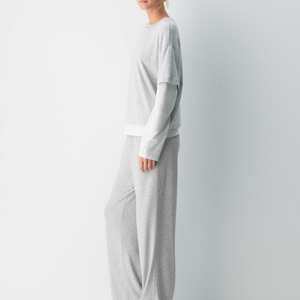 Camiseta de Manga Larga para Hombre, Personalizada con Logotipo, Corte Holgado, Doble Capa, 100% Algodón, Gruesa, Fabricante de Ropa Masculina - Product Image 5