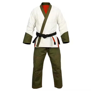 Kimono de Karaté et Judo, Tenue d'Arts Martiaux Couleur Unie, Kimono de Jiu Jitsu - Product Image 1