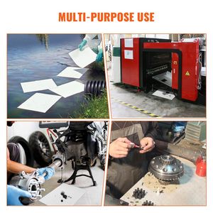 Tappetini Assorbenti Commerciali per Sversamenti 38 cm x 51 cm in Polipropilene, Tappeto Assorbente Olio che Assorbe 20 Galloni, Solo per Sversamenti di Olio - Product Image 6