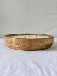 Modern Wooden <b>Candle</b> Holder Natural Wood <b>Candle</b> Stand Elegant Home Decoration Living Room Dining Table Fireplace <b>Gift</b> Item - Product Image 2