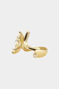 Bague de fiançailles en diamant cultivé en laboratoire, coupe Marquise, 2.00 Ct, pour femmes, or massif 14 carats, cadeau d'anniversaire de mariage, bijoux fins pour femmes - Product Image 4