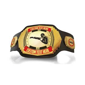Ceintures de championnat de lutte, MMA et boxe sur mesure de haute qualité, taille adulte, vente en gros - Product Image 4