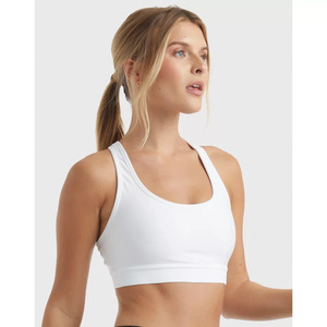 High <b>Stretch</b> High Support Yoga Gym Workout <b>Bra</b> Breathable Fitness Activewear Comfortable Shockproof Front Custom Logo OEM - Product Image 4