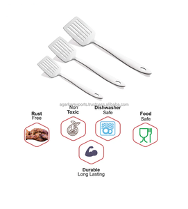 Outil de cuisine à fente en silicone en vrac avec long manche passe au lave-vaisselle et au four pour les cuisines professionnelles en Inde - Product Image 5