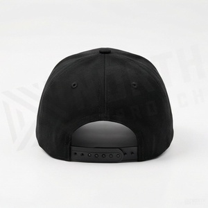 <b>Black</b> 6-Panel <b>Baseball</b> <b>Cap</b> Adjustable Fitted Unisex Cotton Twill Casual Hat Solid Color Adult Size - Product Image 2