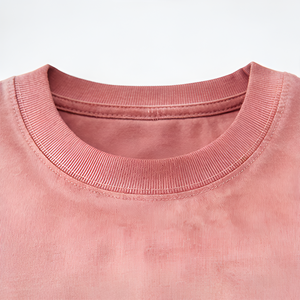 Camiseta Personalizada para Hombre, Talla Grande, 100% Algodón, Tejido Grueso, Detalle de Parche, 260 g/m², Estilo Urbano, Retro, Lavado, Lisa - Product Image 4