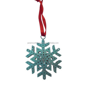 Hot Selling Wall Decorative Iron Gold <b>Foil</b> Hanging Star Ornament Modern Design Snowflake for <b>Christmas</b> <b>Decoration</b> Handmade - Product Image 3