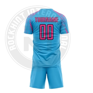 Uniforme de Fútbol Personalizado, Ligero y Transpirable, con Pantalones Cortos, para Entrenamiento de Clubes y Equipos - Product Image 2