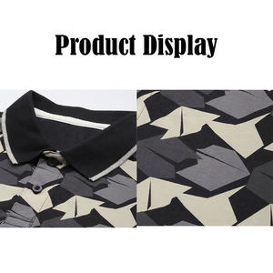 Chemises polo slim fit à manches courtes, respirantes, séchage rapide, 100% coton, de haute qualité, en vente à prix abordable - Product Image 3