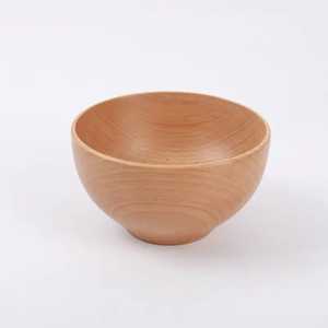 Moderna Ensaladera Cónica de Madera de Acacia, Hecha a Mano, Tazón de Frutas de Madera Natural, Vajilla Sostenible para el Hogar y Restaurantes - Product Image 4