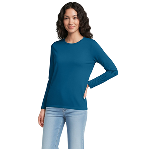 Camisetas de Manga Larga para Mujer, Tallas Grandes, Elegantes y Cómodas, para Uso Diario, Diseño Personalizado, 2026 - Product Image 4